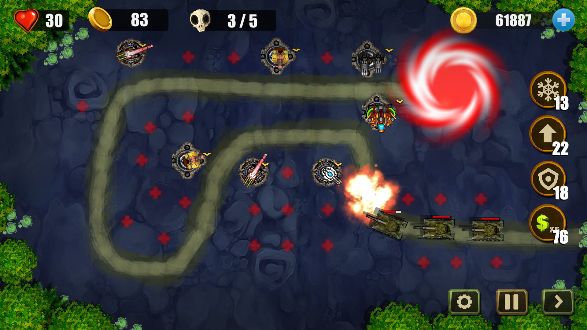 Tower Defense Deluxe Unity Project (120 Levels) screenshot 8