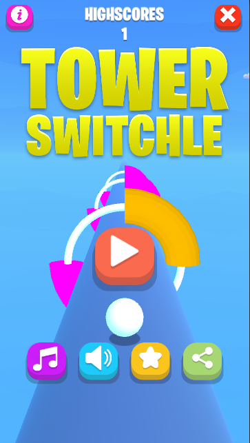 TOWER SWITCHLE UNITY3D + ADMOB + HYPER CASUAL + LATEST API SUPPORT screenshot 7