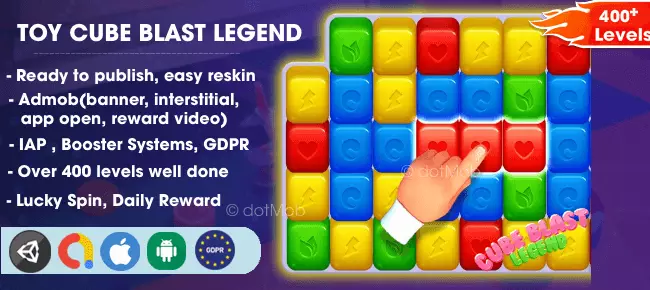 Toy Cube Blast Legend SellUnitySourceCode
