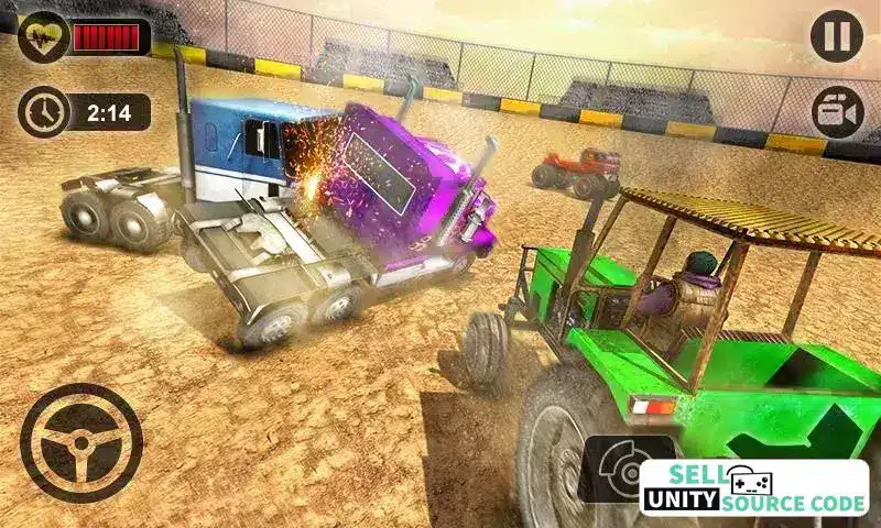 Tractor Pull Transporter 3D SellUnitySourceCode  screenshot 3