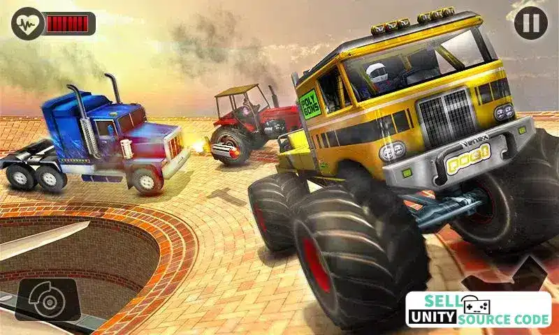 Tractor Pull Transporter 3D SellUnitySourceCode  screenshot 5