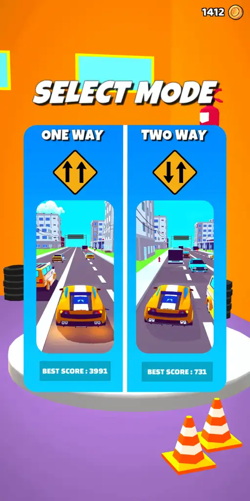 Traffic Hyper Racer SellUnitySourceCode screenshot 3