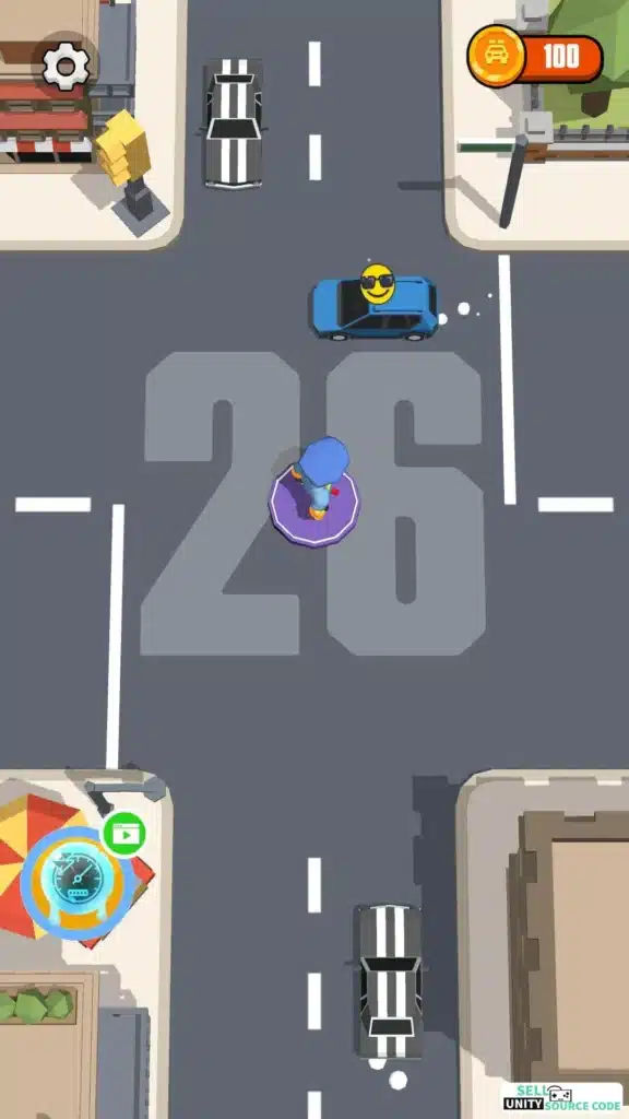 Traffic Life: Car Control SellUnitySourceCode screenshot 4