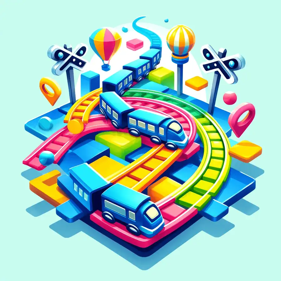 Train Road Puzzle SellUnitySourceCode screenshot 5