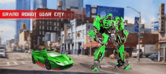 Transformer Fighting Superhero City SellUnitySourceCode screenshot 4