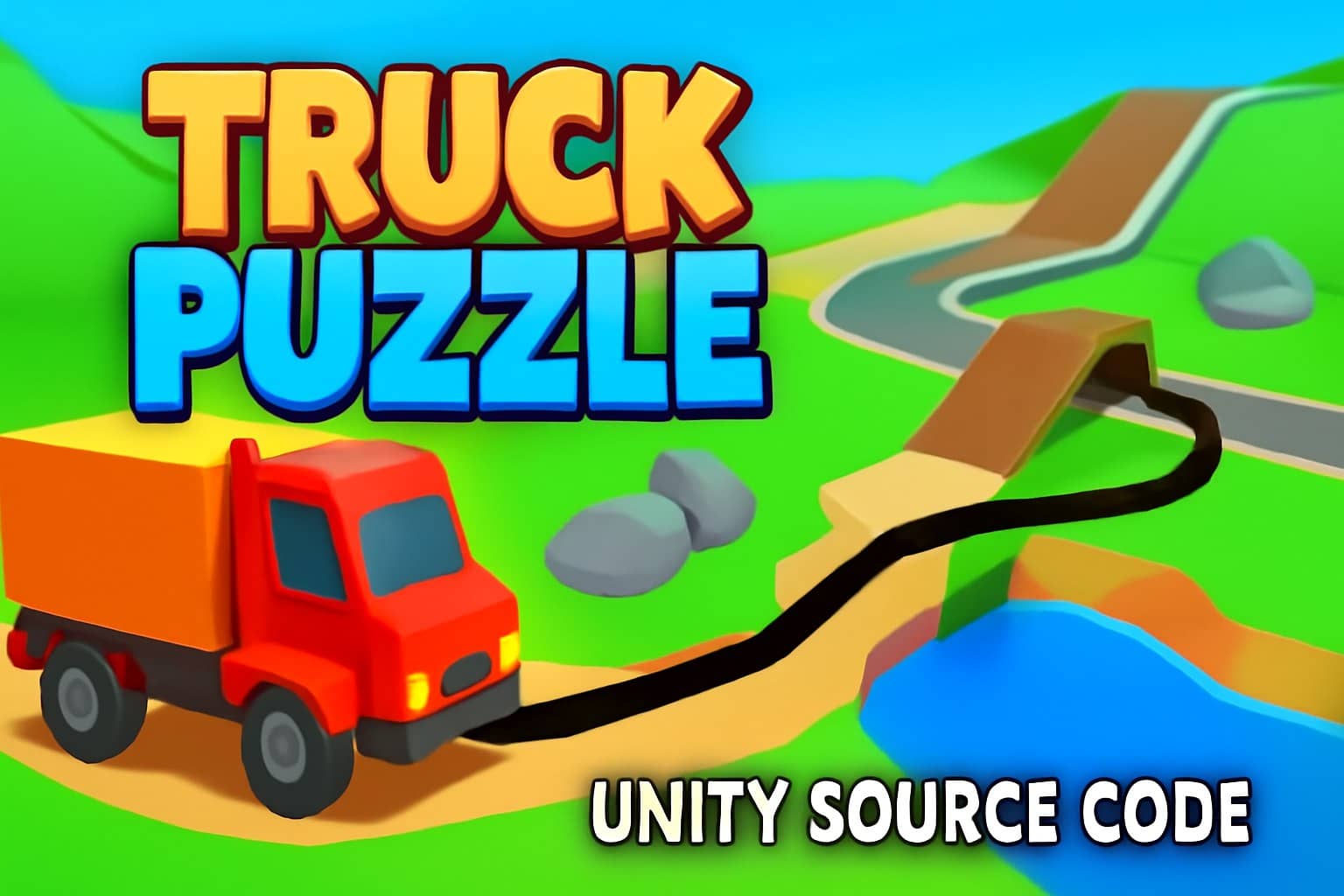 Truck Puzzle – Draw Line Game | Unity Source Code source code