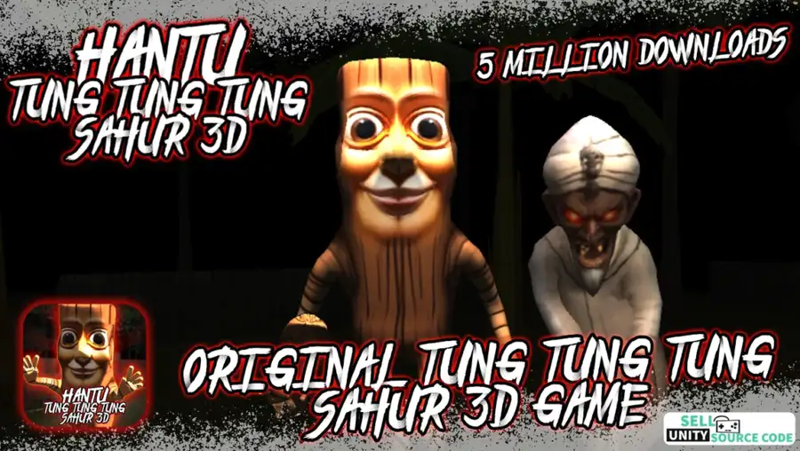 Tung Tung Tung Sahur 3D Horror SellUnitySourceCode source code