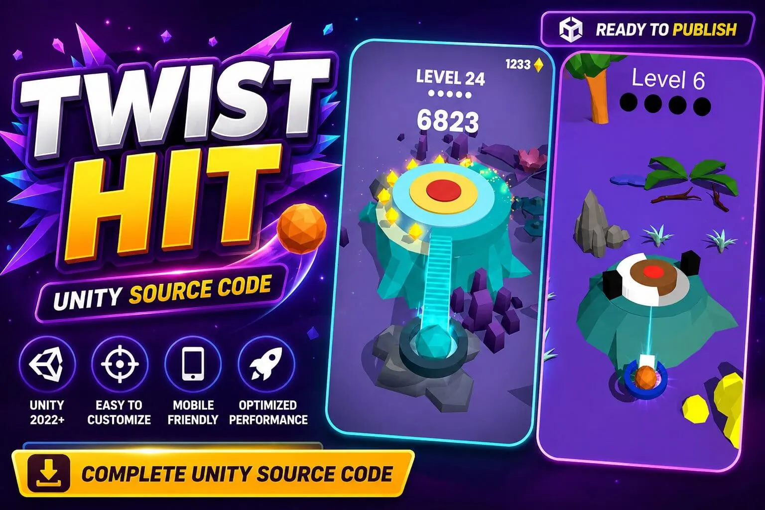 Twist Hit Unity Source Code
