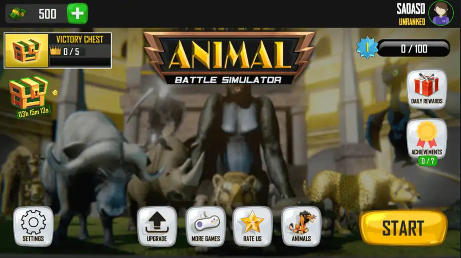 Ultimate Wild Animal FightingBattle Simulator – SellUnitySourceCode.com screenshot 5