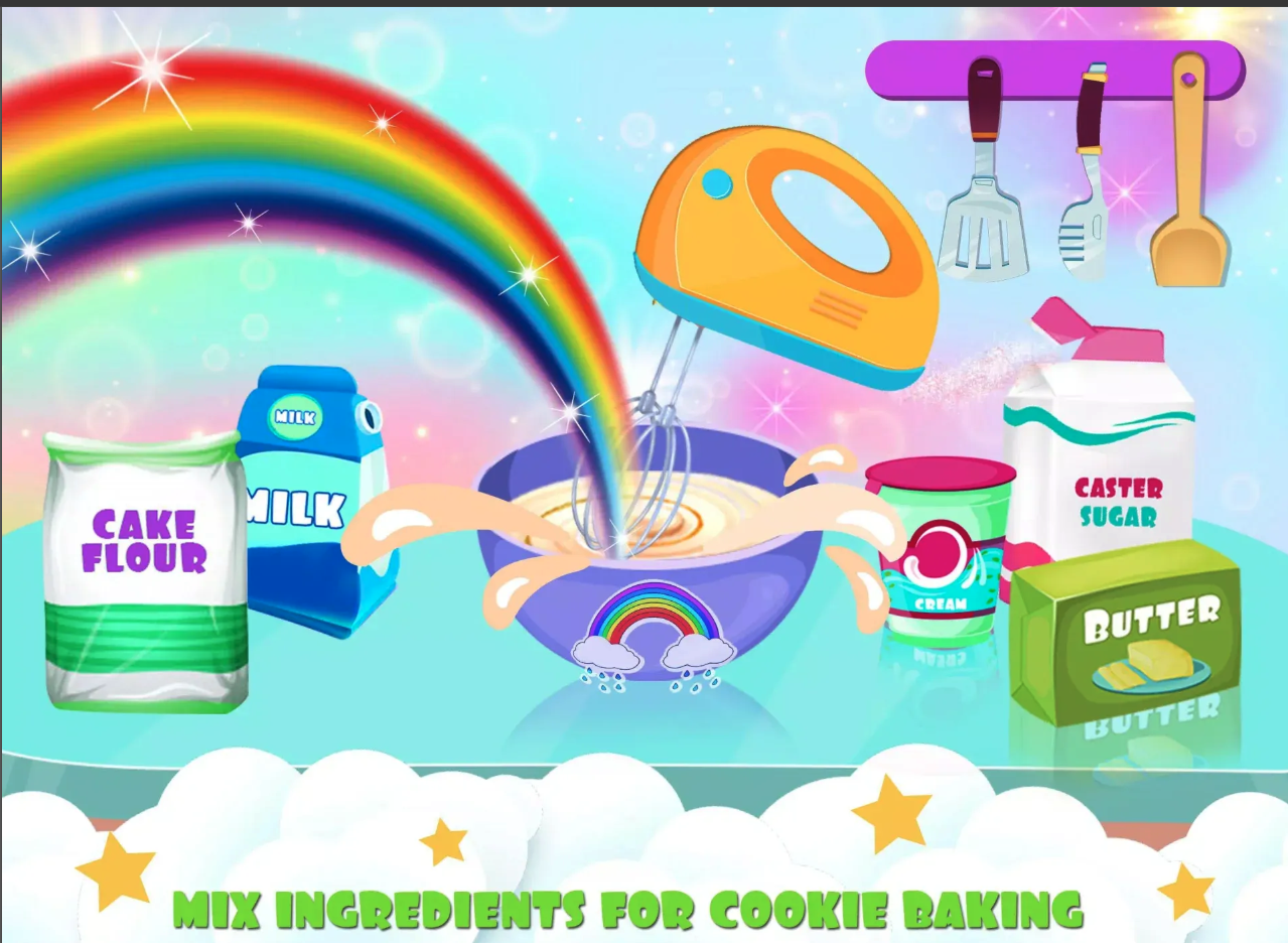 Unicorn Cookie Baker Kitchen screenshot 5