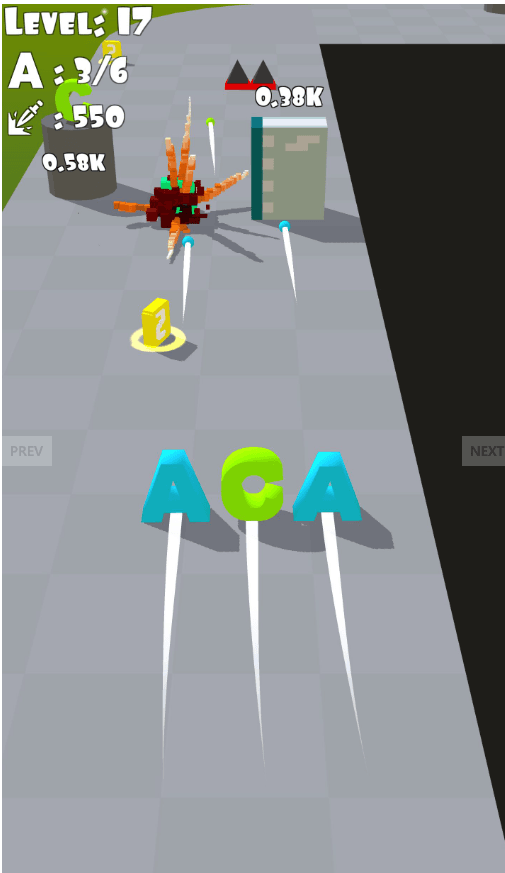 Unity Game Template – Letter Attack. screenshot 8