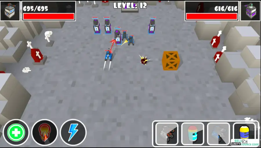 Unity Game Template – Tankie Battleground SellUnitySourceCode screenshot 4