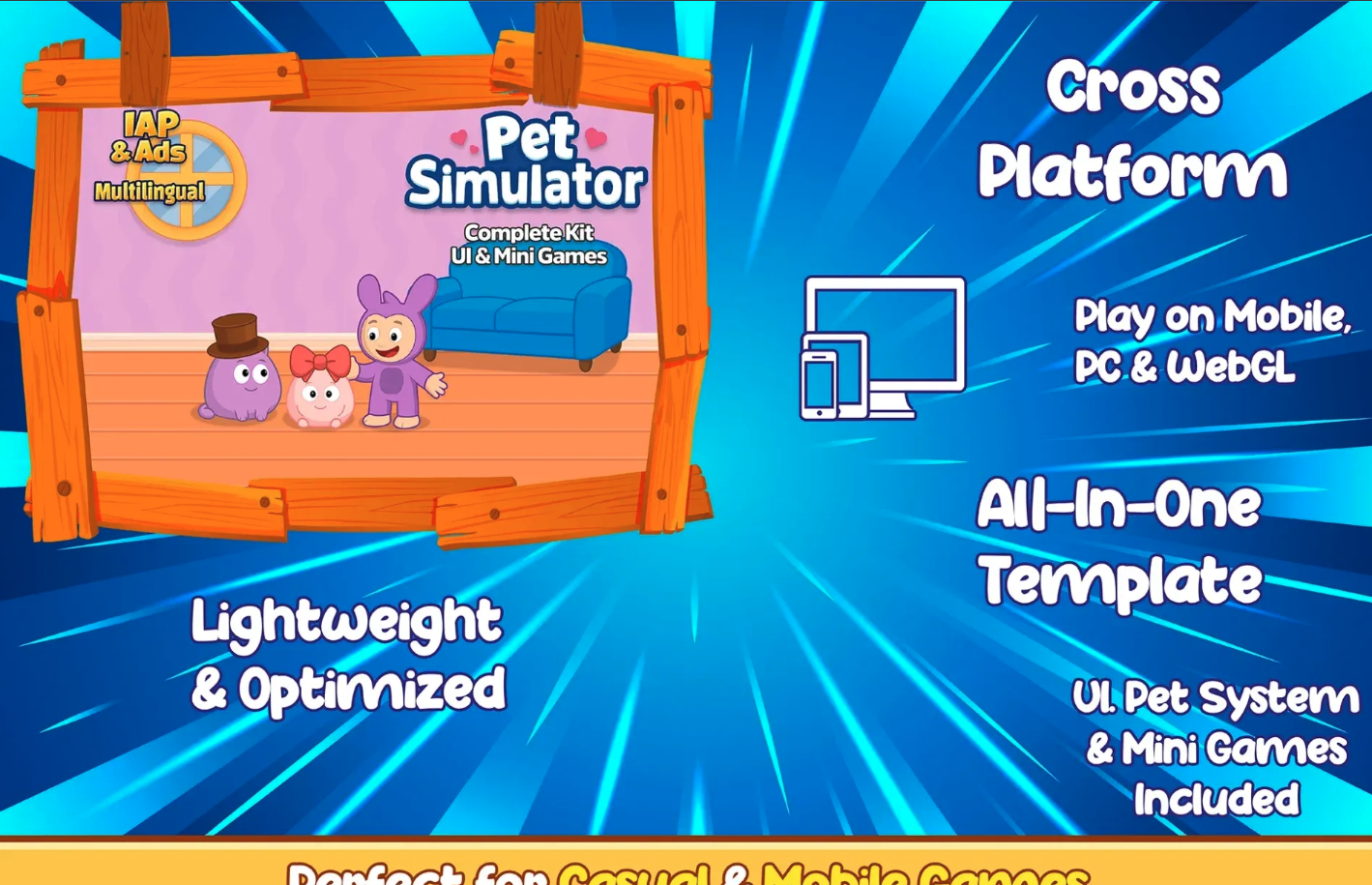 Virtual Pet Simulator - Complete Game Template screenshot 4