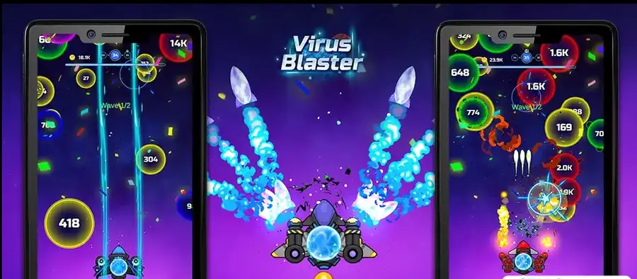 Virus Blaster Shooting Game - SellUnitySourceCode source code