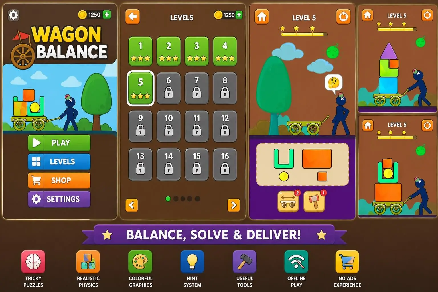 Wagon Balance – Unity Source Code screenshot 7