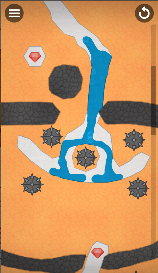 💧 Water Cave - Physics Puzzle Unity Game screenshot 5