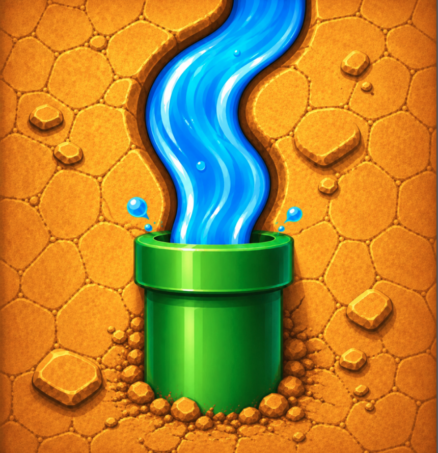 💧 Water Cave - Physics Puzzle Unity Game