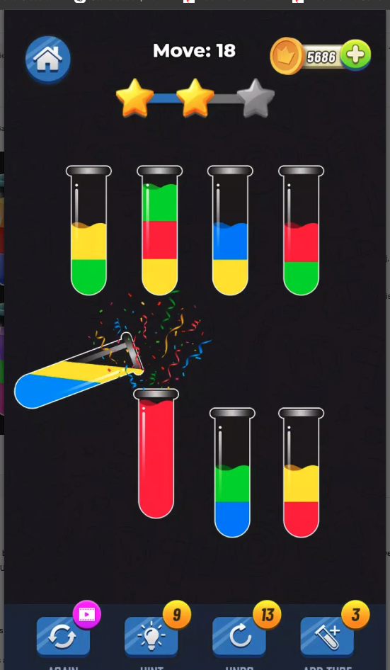 Water Sort 3D Puzzle Game screenshot 2
