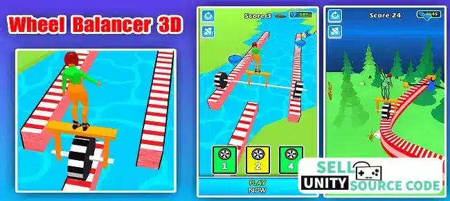 Wheel Balancer 3D Game SellUnitySourceCode