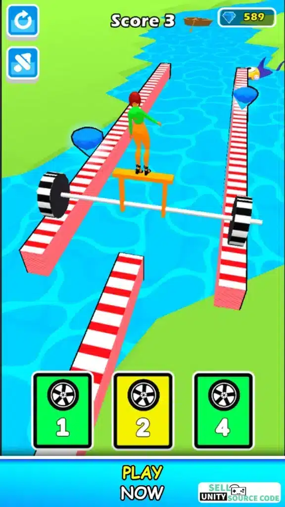 Wheel Balancer 3D Game SellUnitySourceCode screenshot 4