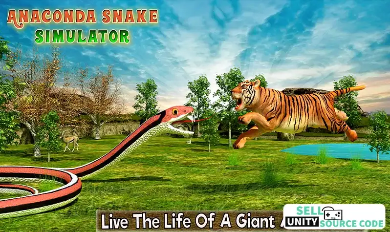 Wild Anaconda Simulator – Snake Attack Survival – SellUnitySourceCode.com source code