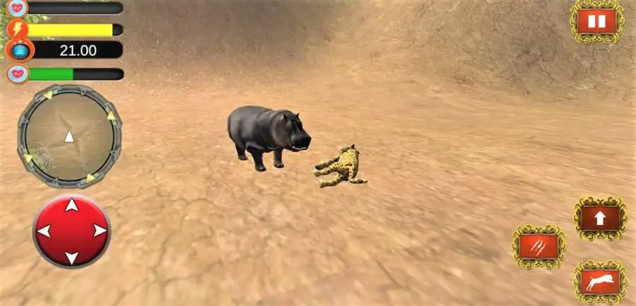 Wild Cheetah Simulator : Savanna Tiger 3D 64 Bit SellUnitySourceCode screenshot 3
