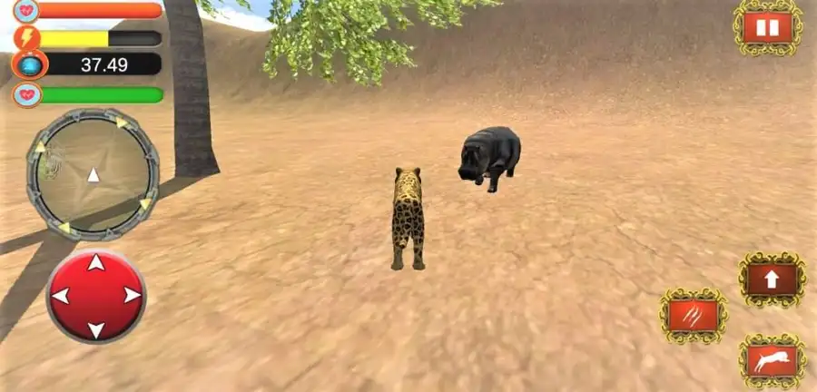 Wild Cheetah Simulator : Savanna Tiger 3D 64 Bit SellUnitySourceCode screenshot 4
