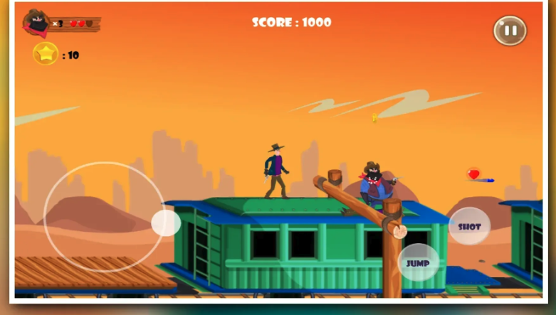 Wild West Cowboy Shooter Adventure source code