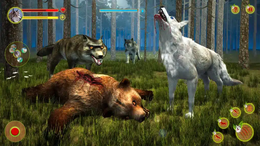 Wolf Simulator Attack Games 3D SellUnitySourceCode screenshot 2