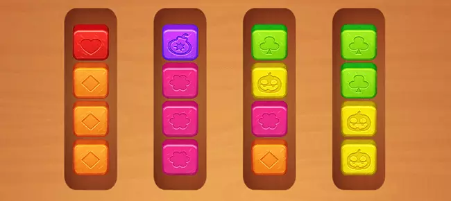 Wood Cube Sort SellUnitySourceCode screenshot 4