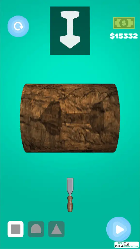 Wood Cutting and Painting Hyper Casual Game SellUnitySourceCode screenshot 3