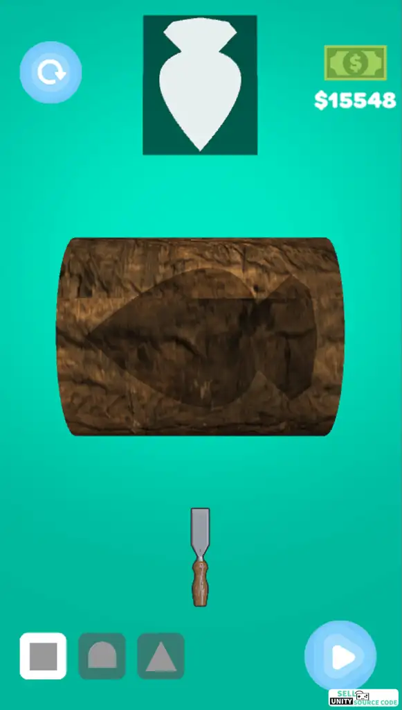 Wood Cutting and Painting Hyper Casual Game SellUnitySourceCode screenshot 4