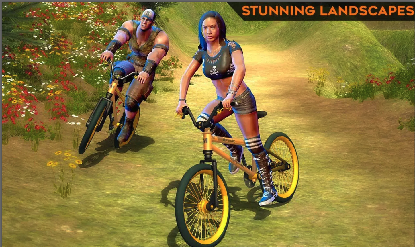 Wrestlers Bike Race screenshot 5