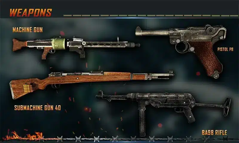 WW2 Survival War Prisoner : FPS Shooting Game SellUnitySourceCode screenshot 5