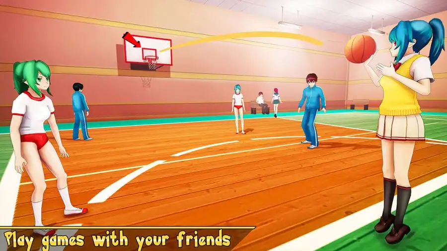 YUMI Anime High School Simulator 3D SellUnitySourceCode screenshot 4