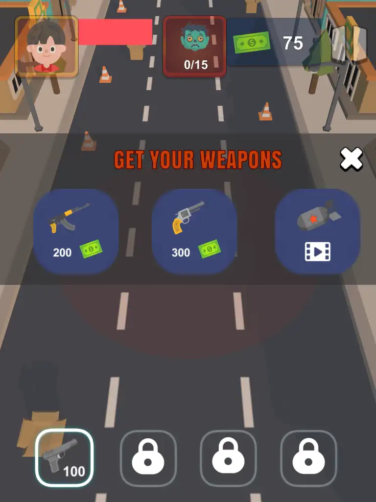 Zombie City SellUnitySourceCode screenshot 2
