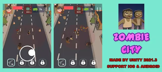 Zombie City SellUnitySourceCode screenshot 4