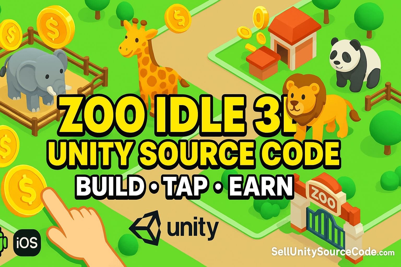 Zoo Idle 3D By Sellunitysourcecode source code